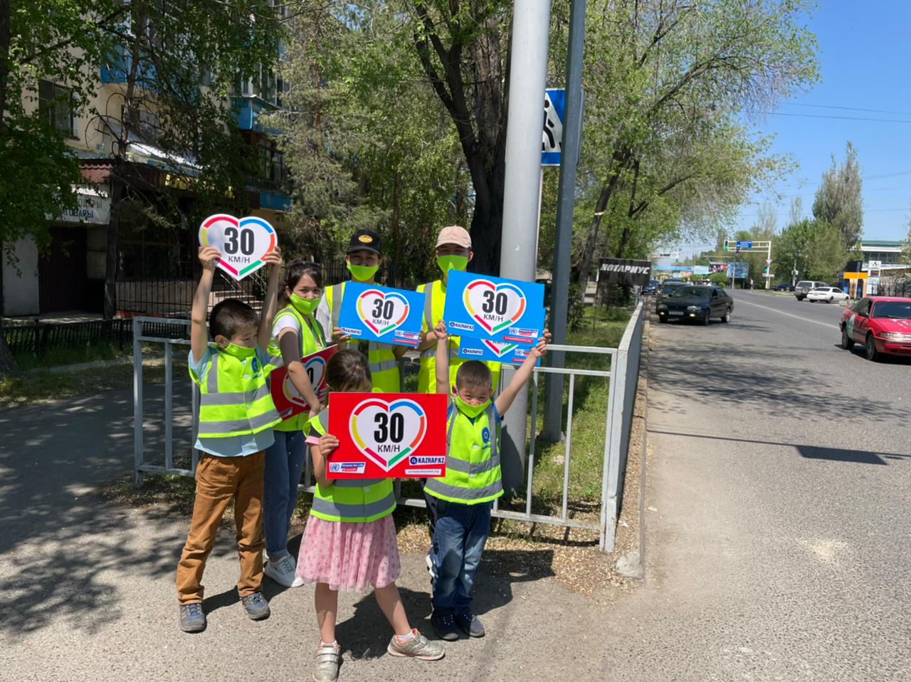 Flash mob for the UN Global Road Safety Week